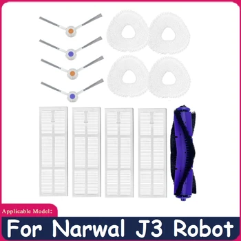 13Pcs Tarvikute Komplekt NARWAL J3 Robot Tolmuimeja Pestav HEPA Filter Peamised Pool Harjaga Pühkida Lapiga Varuosad