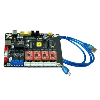 Eest GRBL 4 Telg Stepper Mootori Kontroller Control Board Offline Spindel USB Draiver Juhatuse CNC Graveerija
