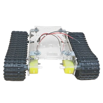 Ühekihiline/Double Layer Super Ökonoomne Robot, Tank Šassii Akrüül TT Mootor 3-9V Roomik Auto Smart Auto Šassii